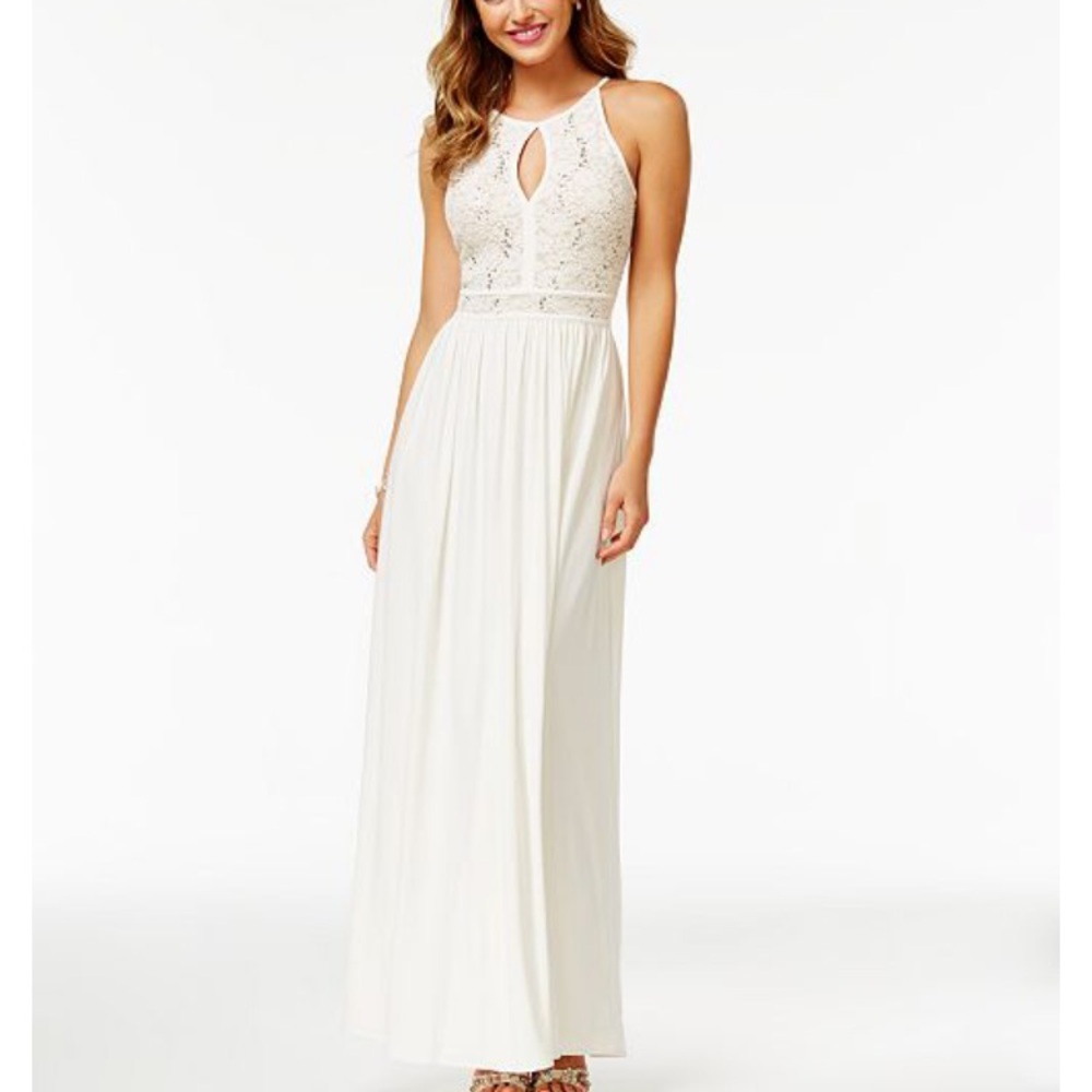 NWT white prom dress!!!